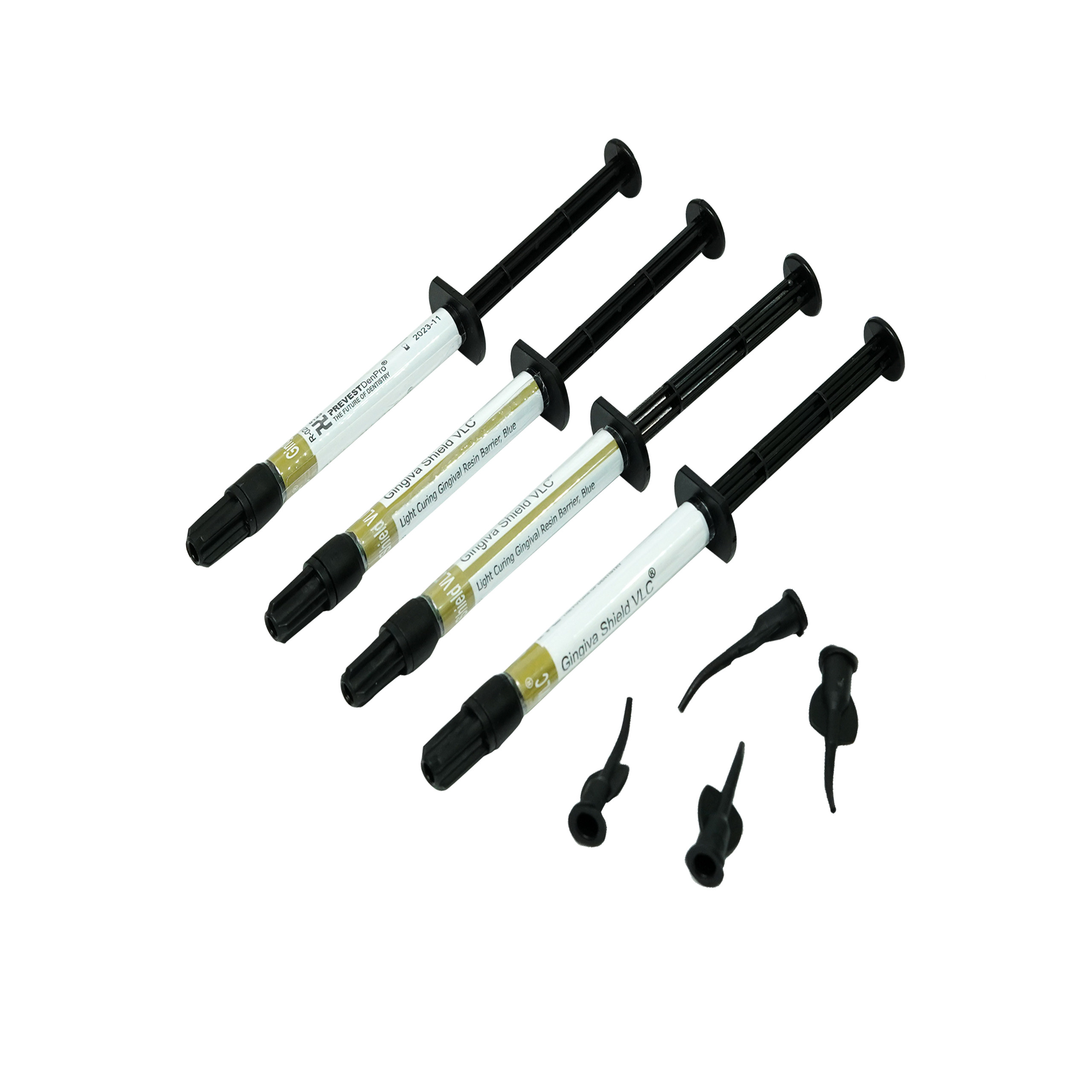 Prevest Gingiva Shield VLC Light Curing Gingival Resin Cement Pack 4x1.2ml